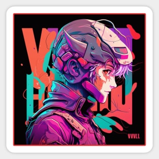 Cyberpunk Demon Sticker